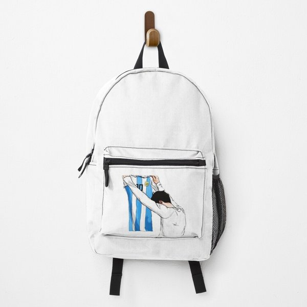 Lionel Messi Holding His Shirt, Argentina Copa America Backpack-image