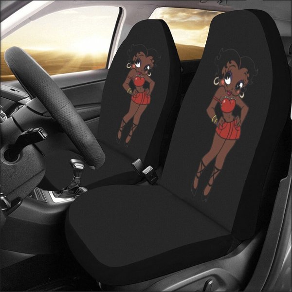 Betty Boop Afro American Car Seat Cover Travelling Sexy Gifts For Her