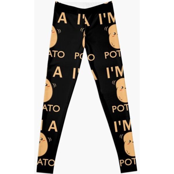 I'm A Potato - Funny Potato Gift For Kids,Baby And Family Leggings-image