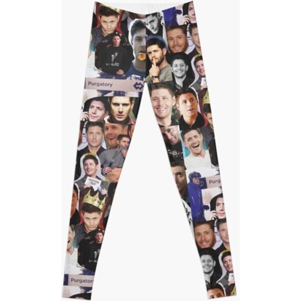 Jensen Ackles Collage Leggings-image