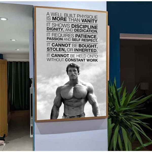 Arnold Schwarzenegger Gym Poster-image