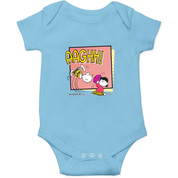 Charlie Brown And Lucy Football Comic Graphic Onesies-image