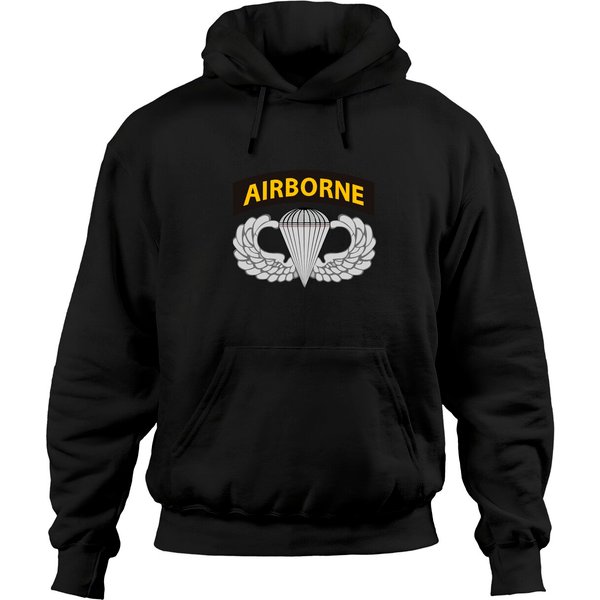 Airborne Jump Wings With Airborne Tab Hoodies-image