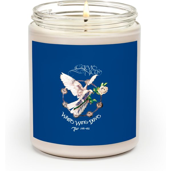 Stevie Nicks White Winged Dove, Stevie Nicks Singer Scented Candles, Band Music Scented Candles-image