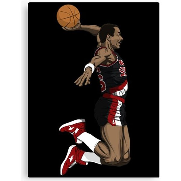 Clyde "The Glide" Drexler - Clyde The Glide Canvas-image