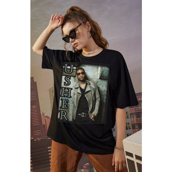 Usher Unisex Shirt, Usher Vintage Shirt-image