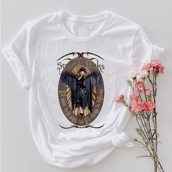 Stevie Nick Shirt, Stevie Nick Rock Music Band Shirt-image