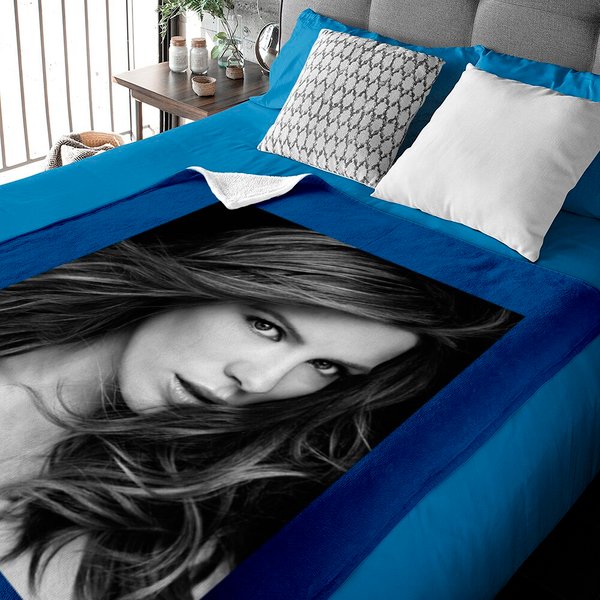 Kate Beckinsale Men's Crewneck Baby Blankets-image