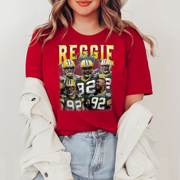 Reggie White Vintage Unisex T-Shirt, Vintage Reggie White T-Shirt-image