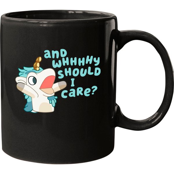 Annnd Why Should I Care Mugs, Unicorn Mugs, Bandid Unicorse-image