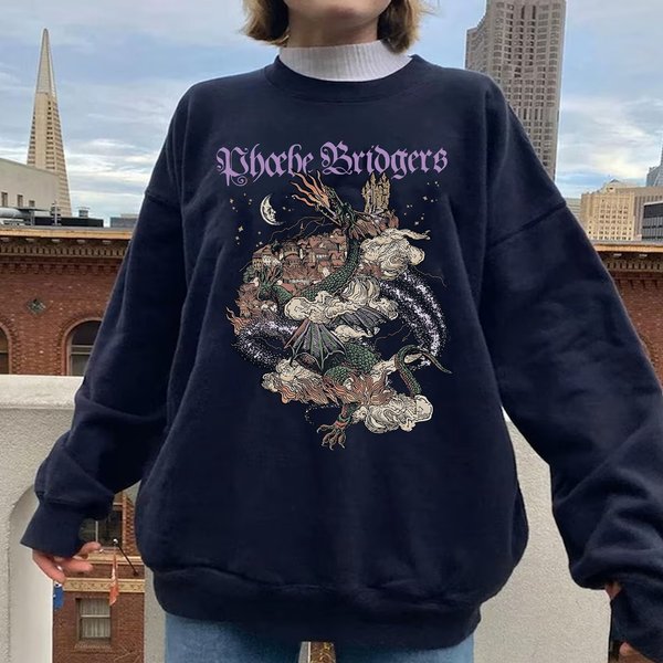 Vintage 90S Phoebe Dragons Bridgers Shirt, Phoebe Bridgers Tour 2023 Vintage Sweatshirt-image