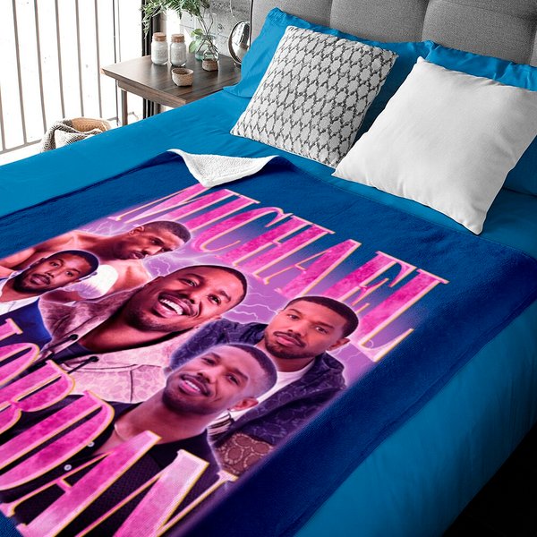 Michael B. Jordan Baby Blankets | Funny Michael Bakari Jordan American Actor Baby Blankets-image