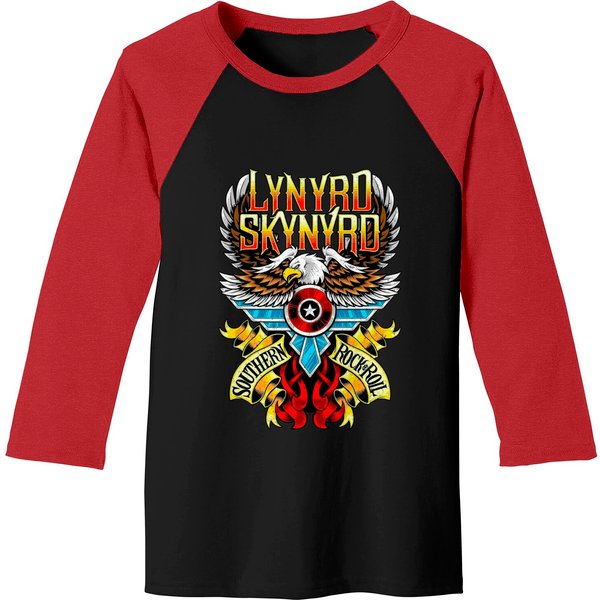Lynyrd Skynyrd Unisex Baseball Tees: Southern Rock & Roll-image