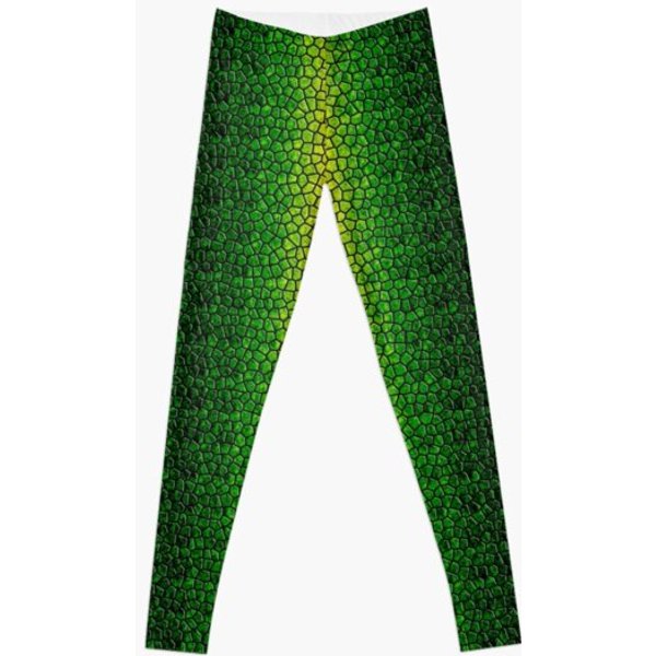 Green Dragon Scale Leggings-image