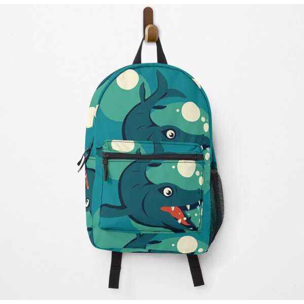 Mosasaurus Vector Dinosaurus Backpack-image