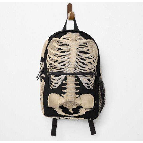 Halloween Gothic Anatomy Rib Cage Bones Human Skeleton Backpack-image
