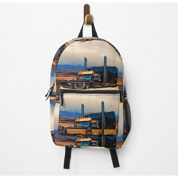 Black And Gold Peterbilt Backpack