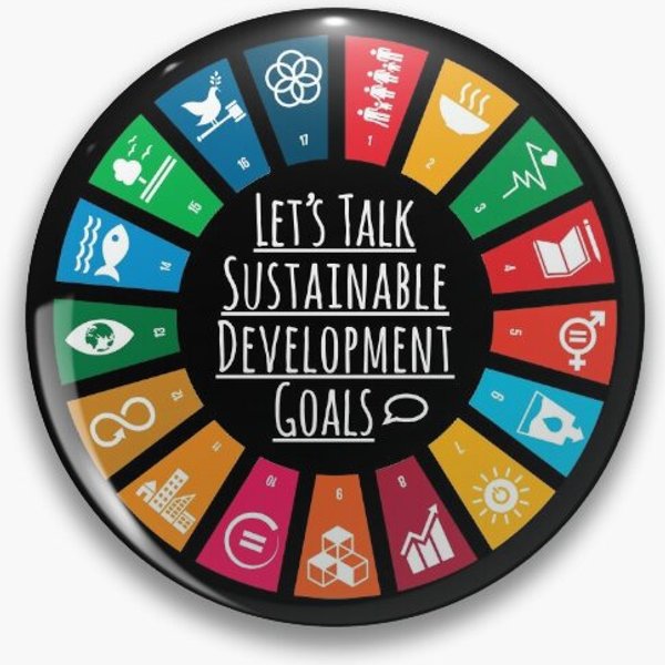 Un Sdgs Global Goals 2030 | United Nations Sustainable Development Goals 2030 Logo | Sustainable Gifts Pin Button-image