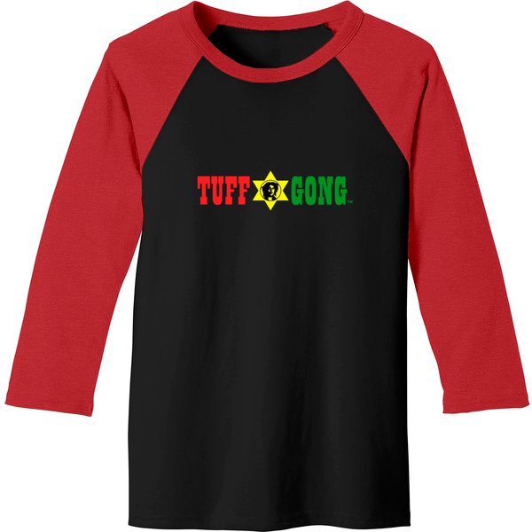 Tuff Gong Records - Bob Marley And The Wailers Roots Reggae Baseball Tees-image