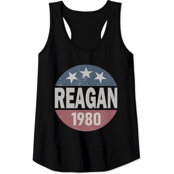 Vintage Ronald Reagan 1980 Tank Tops-image