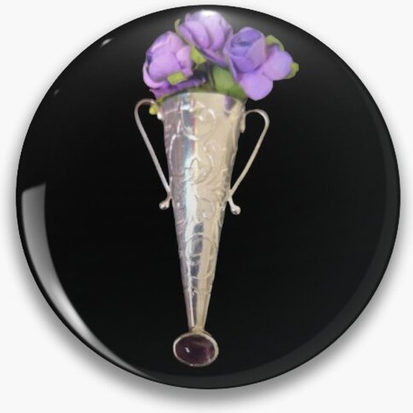 Lapel Pin Boutonniere By Usnu For Poirot Fans Pin Button-image
