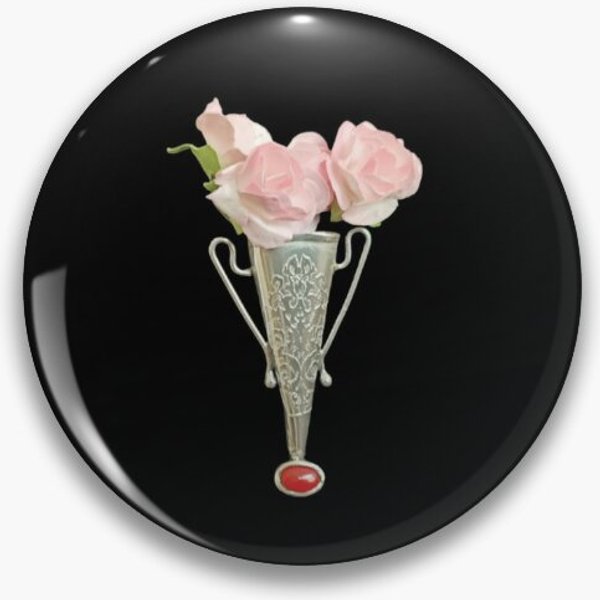 Lapel Pin Boutonniere By Usnu For Poirot Fans Tussie Mussie Pin Button-image