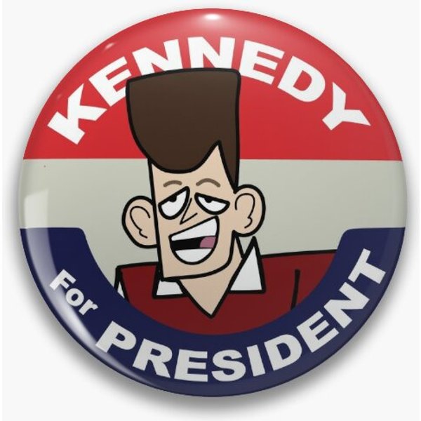 Clone High Jfk Pin Button-image