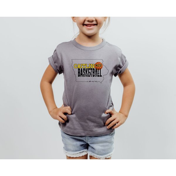 Caitlin Basketball Vibes Youth, Caitlin Clark Basketball Shirt-image
