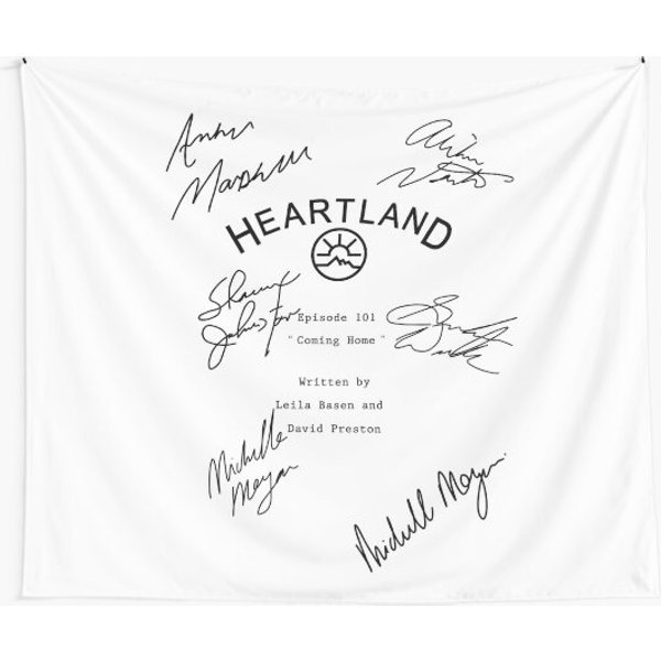 Heartland Script Tapestry-image