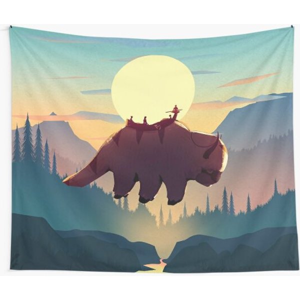 The End Of Flying Appa Tapestry-image