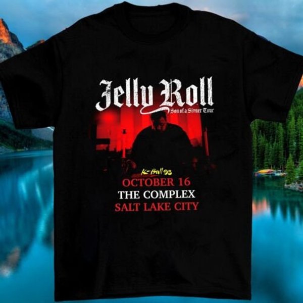 Jelly Roll Vintage T-Shirt, Jelly Roll Concert Shirt-image