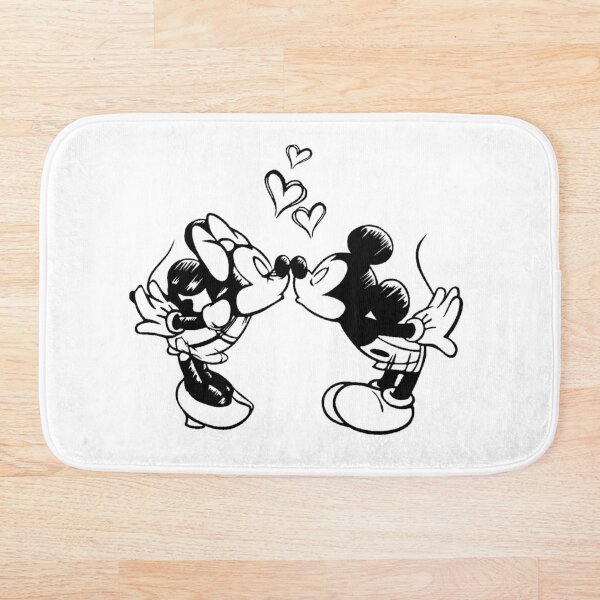Micky Mouse Love Bath Mat-image