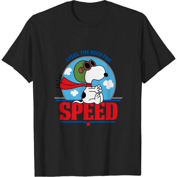 Need For Speed - Snoopy - T-Shirts-image