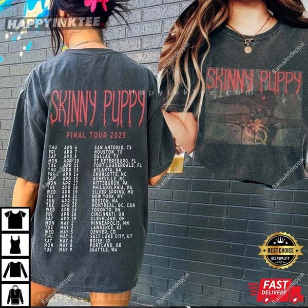 Skinny Puppy Band Final Tour 2023 T-Shirt --image