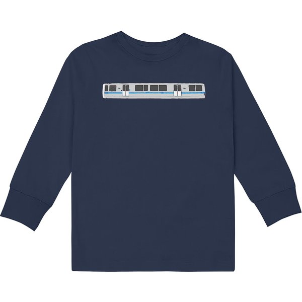 Bart Train Exterior Kids Long Sleeve T-Shirts-image