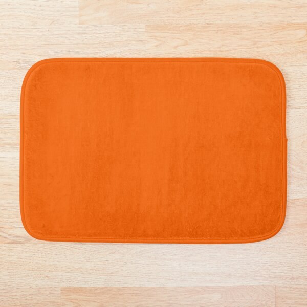 Pure Orange Bath Mat-image