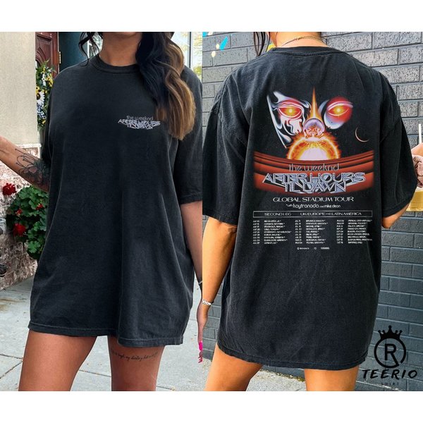 The After Hours Til Dawn 2023 Tour Shirt, After Hours Tour Concert Tshirt-image