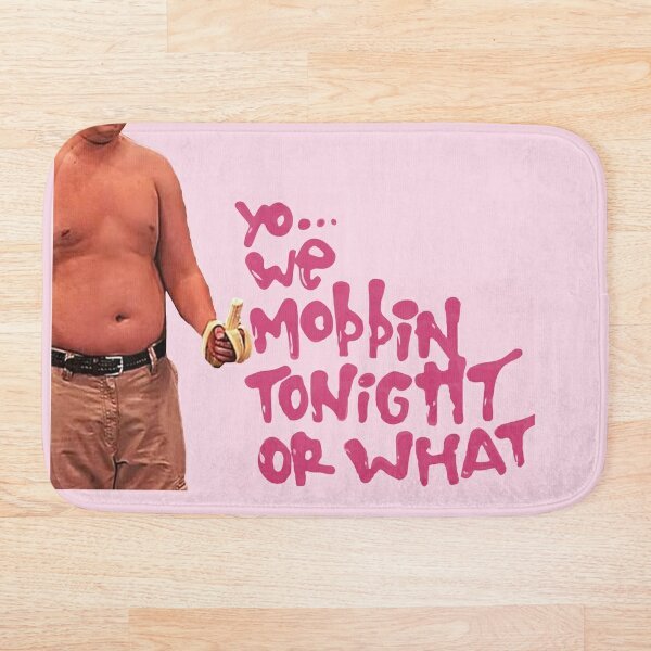 Gibby Mobbin Or What?.. Yo... We Mobbin Tonight Or What ? Bath Mat-image
