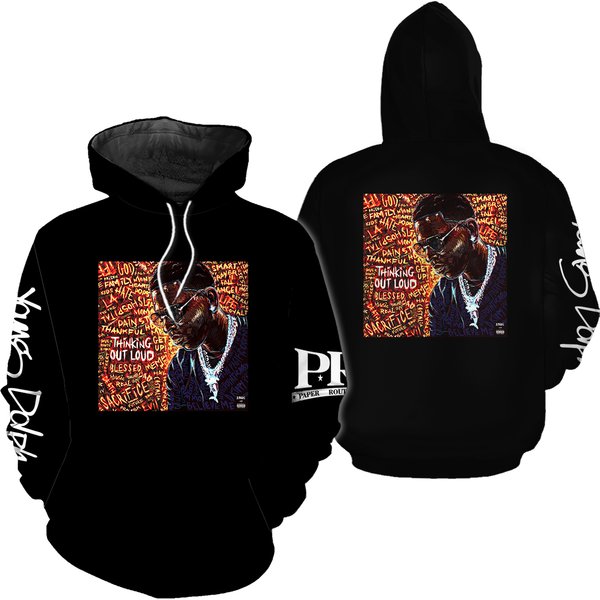 Young Dolph Thinkin Out Loud 3D Hoodie-image