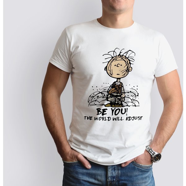 Be You - The World Will Adjust Snoopy, Cute Tshirt, Snoopy Gift-image