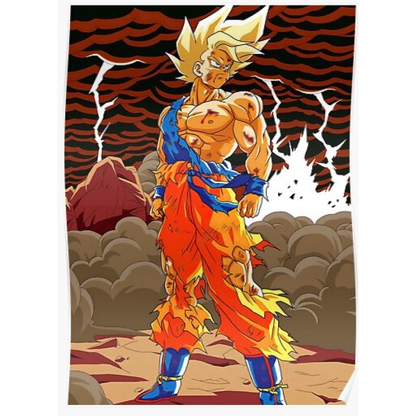 Dragon Ball Z Son Goku Premium Matte Vertical Poster-image