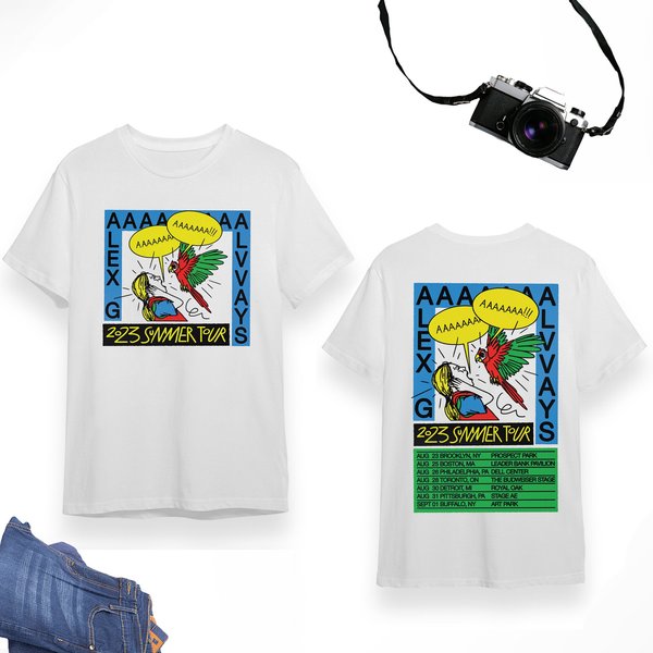 Alex G And Alvvays 2023 Summer Tour Unisex T Shirt-image