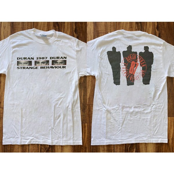 Duran Duran 1987 Strange Behaviour Tour T-Shirt-image