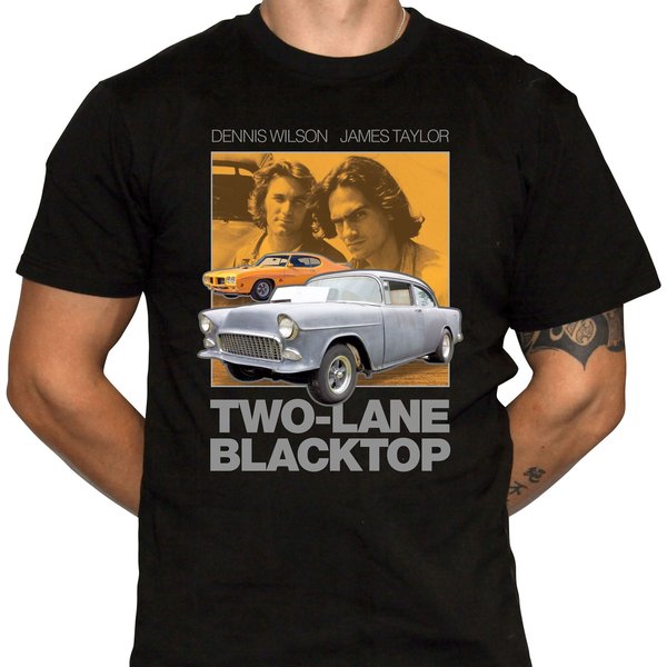 Two Lane Blacktop T-Shirt - Cult Classic Car Movie-image