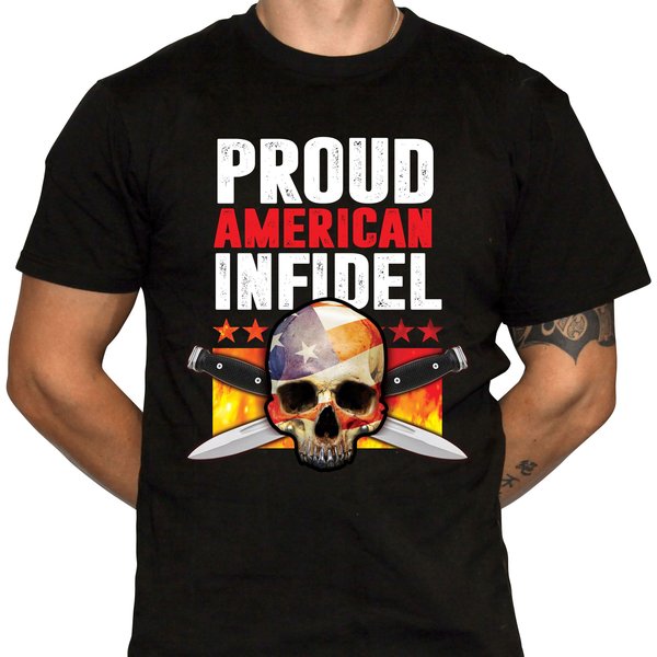 Proud American Infidel T-Shirt - 2Nd Amendment-image