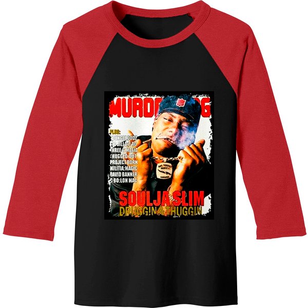 Soulja Slim Baseball Tees, Soulja Slim Rapper Hip-hop Vintage Baseball Tees