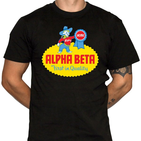 Alpha Beta Supermarket T-Shirt - Defunct Supermarket Chain-image