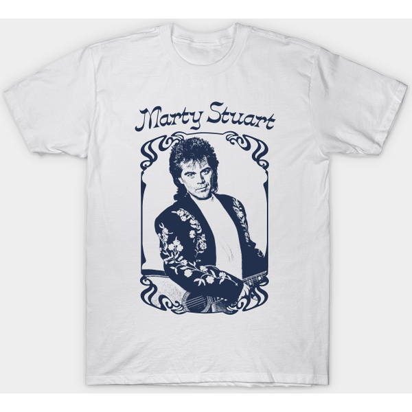 Marty Stuart / Vintage Look Country Fan Art Design - Marty Stuart - T-Shirt-image