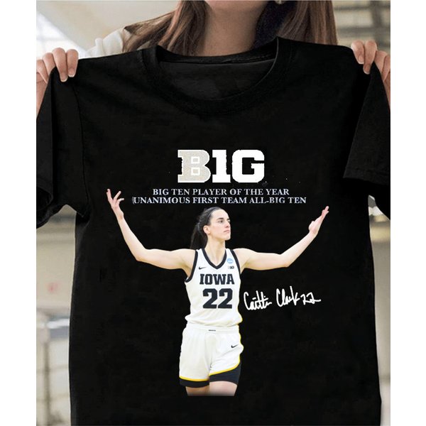Caitlin Clark T-Shirt, 2023 Abbey Road Sydney Affolter Caitlin Clark Shirt-image