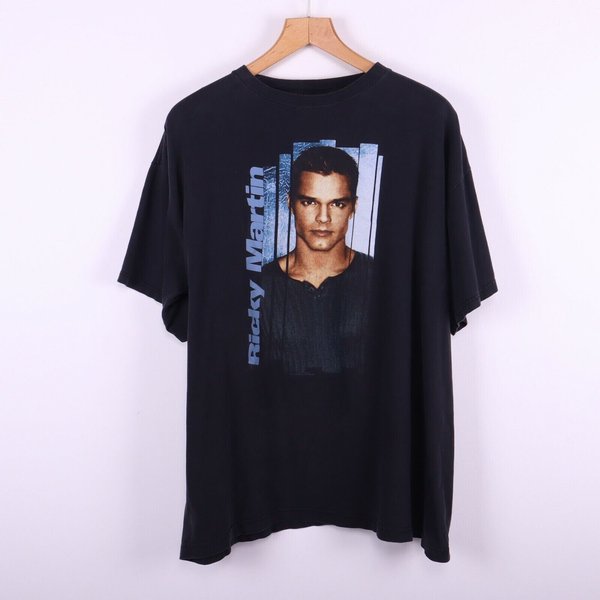 Ricky Martin Vintage Black T-Shirt-image